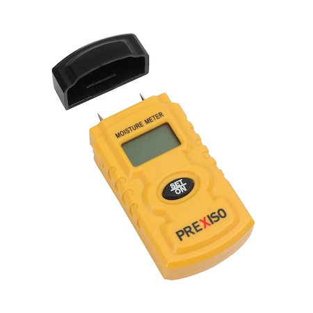 PREXISO Moisture Meter,  Stainless Steel Prongs, LCD Screen, Auto